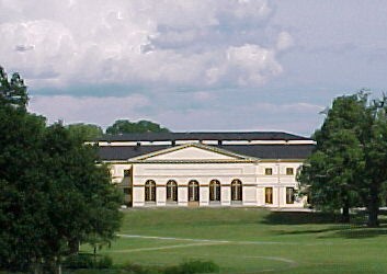 Drottningholms Slottsteater, view over the Desprez Foyer - photo Acadmie Desprez